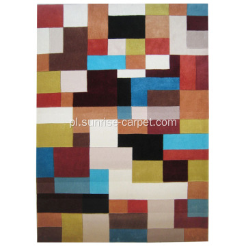 Dywan ręcznie tkany z geometrycznym wzorem dywanik